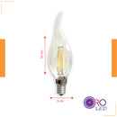 LED Candle Bulb 2W=25W