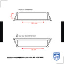 LED 59466 MESON 1200 150 RD 6500K 17W