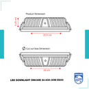 LED DOWNLIGHT DN036B 24-830 30W