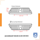 LED DOWNLIGHT DN036B-24-865-30W-D200